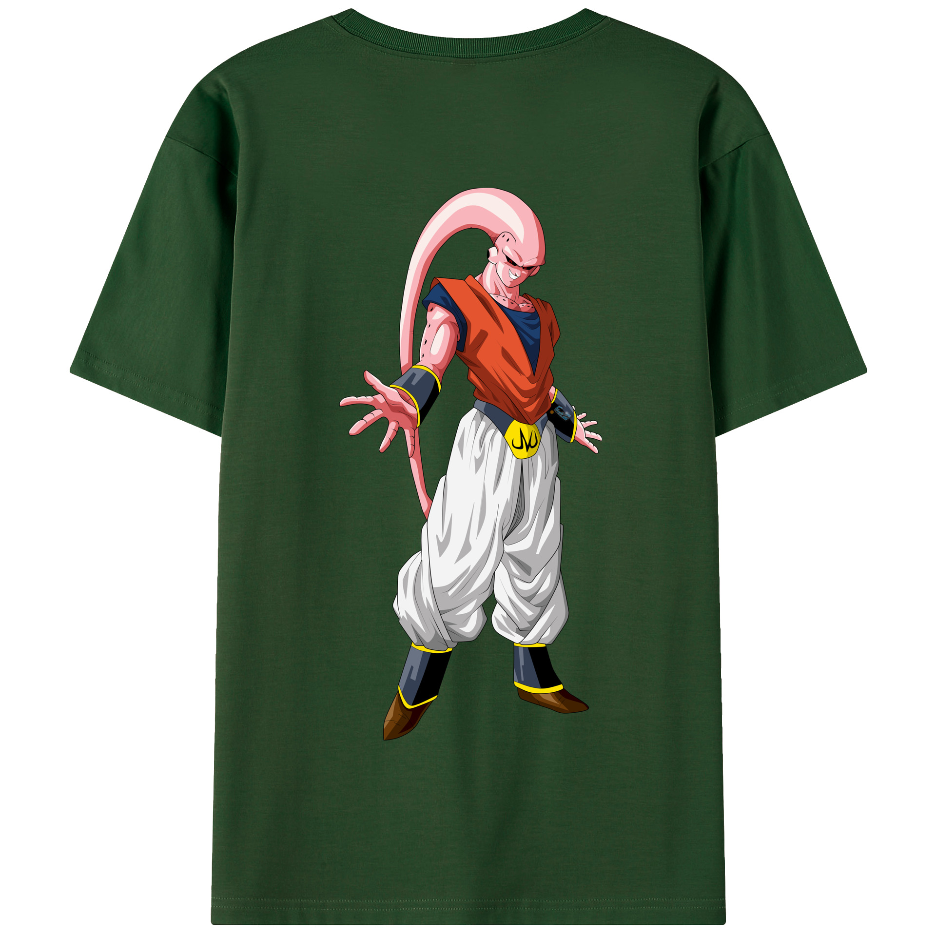 （画像用） ドラゴンボール 魔人ブウ DRAGON BALL Majin Buu 綿100％半袖Tシャツ（背面プリント）
